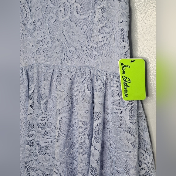 Sam Edelman Eventide Blue Lace Romper Size Large NEW - Picture 7 of 11
